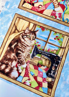 MAČKY A ŠITIE | QUILTING PURRFECTION | PANEL